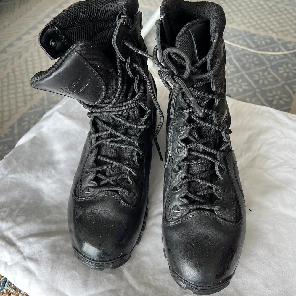 Tactical Research boots Side-Zip Black TR960Z Men's size 9R